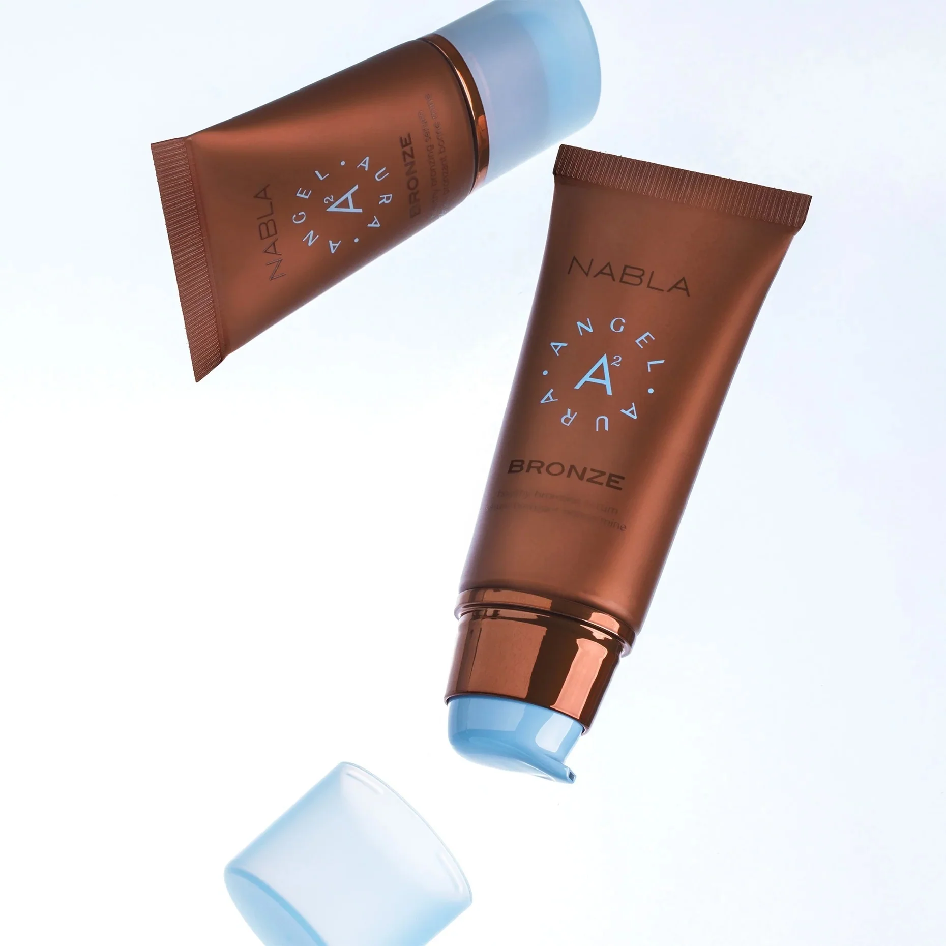 Angel Aura Bronze Face - Podloga za šminku, Podloga za lifting šminke, Posvjetljujuća podloga za šminku, Hidratantna podloga za šminku, Serum za lice s globalnim efektom, Savršenstvo kože, Zemlja