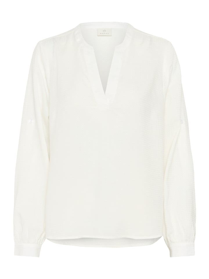 Kaffe Langarm-Bluse KAmalle in Chalk günstig kaufen