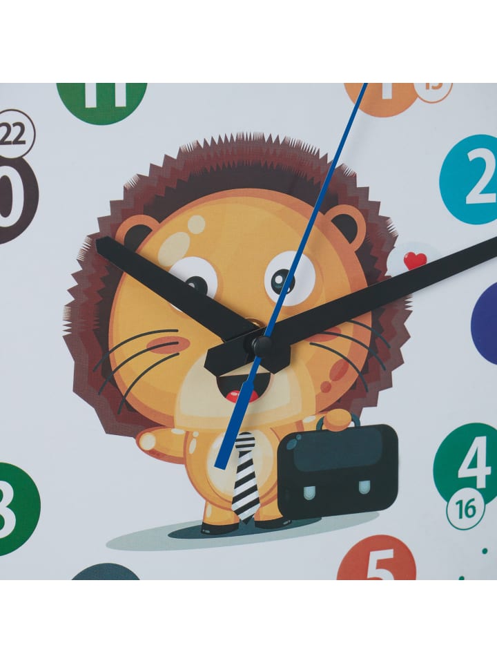 relaxdays Kinder-Wanduhr 