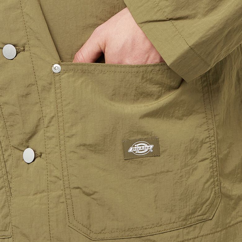 Dickies Texture Nylon Work Jacket military olive