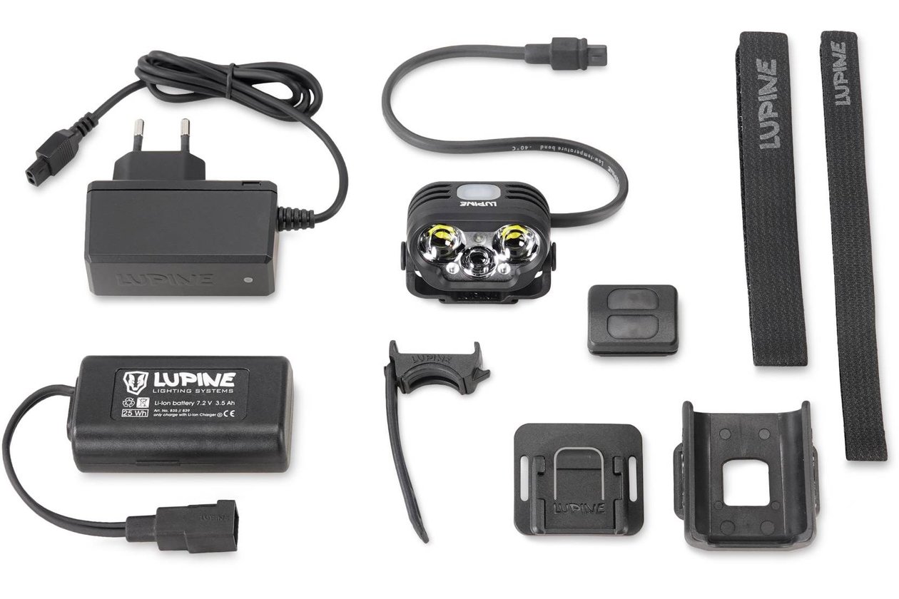 Lupine Blika R 4 Helmlampe 3.5 Ah Hardcase Akku FastClick Bluetooth