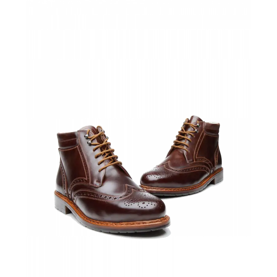Heinrich Dinkelacker - Stiefeletten BUDA FULL-BROGUE H gefüttert - braun