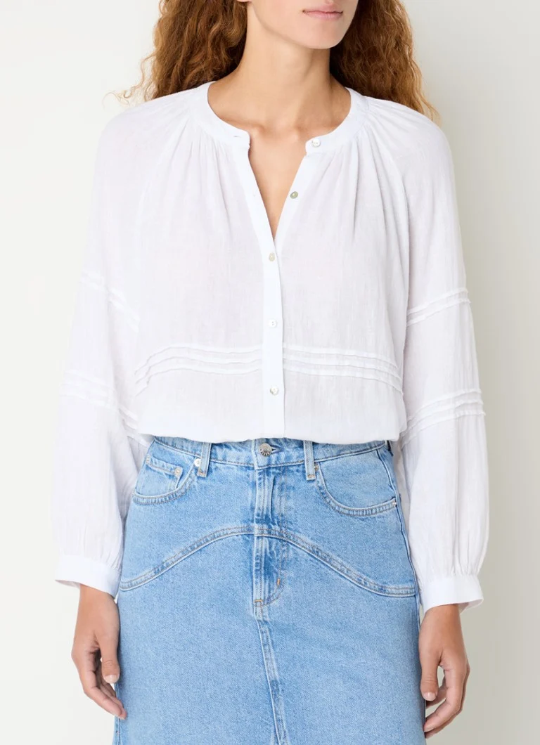 Bluza Rails Frances od mješavine lana