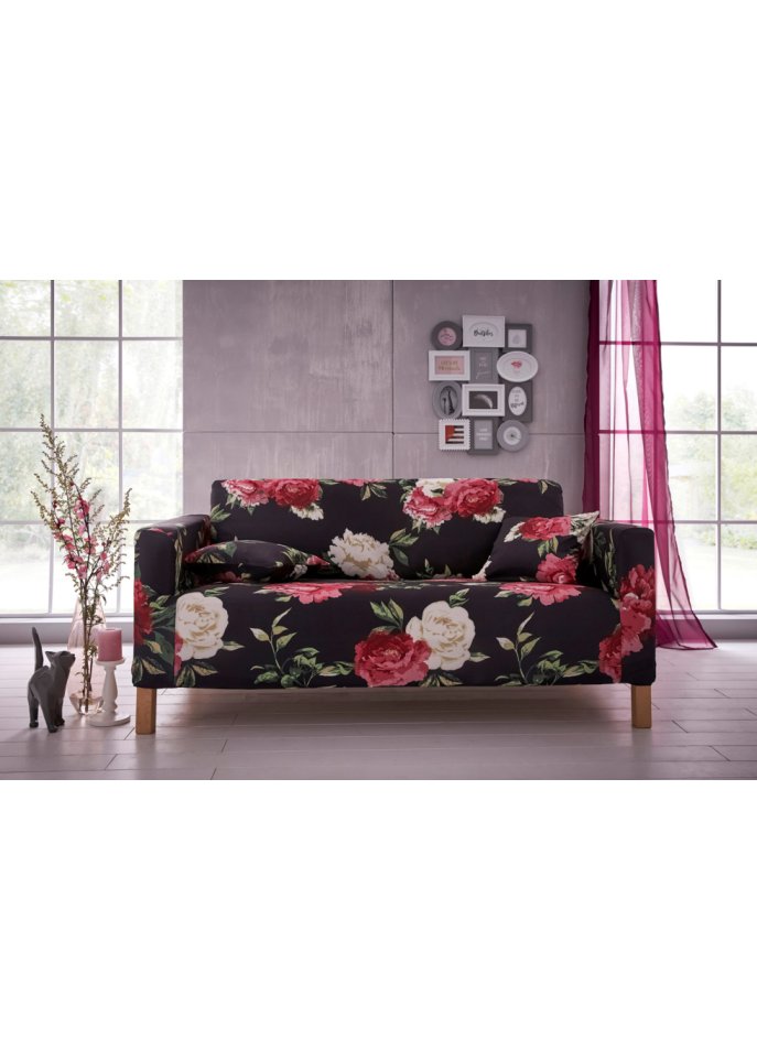 Husse mit floralem Druck