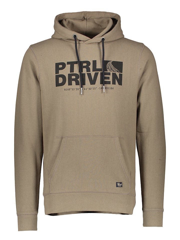 Petrol Industries Hoodie in Braun günstig kaufen