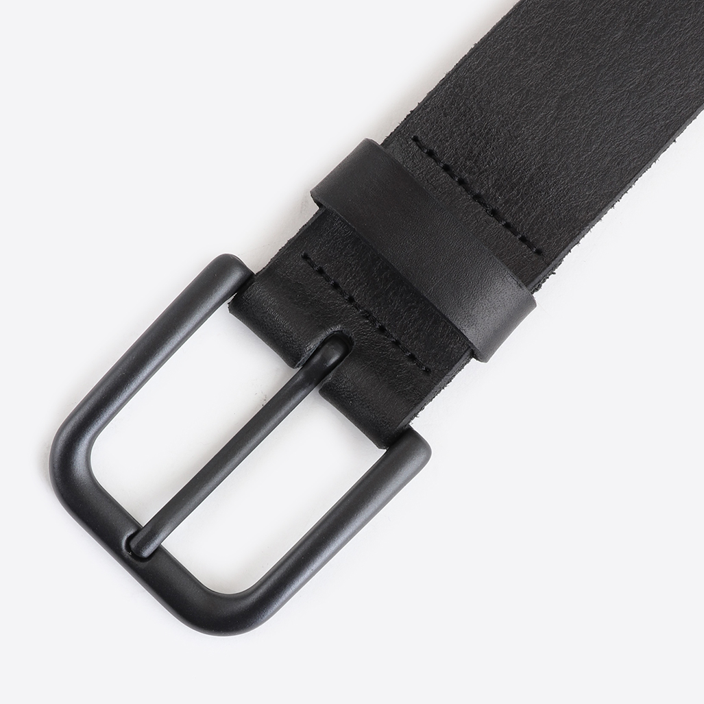 KEZEL  Ceinture en cuir noir Homme