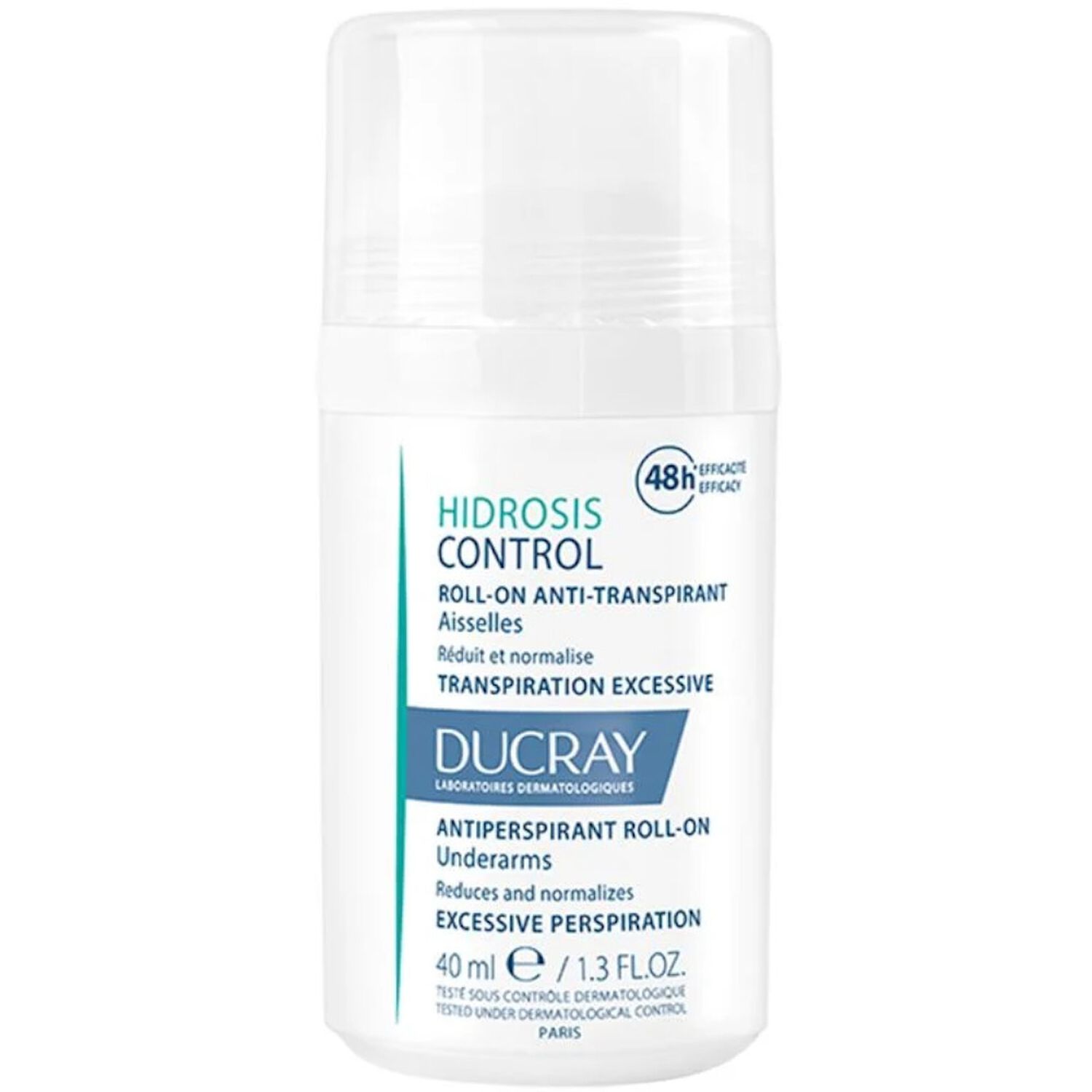Ducray Hidrosis Control Roll-On Anti-Transpirant Aiselles 40 ml