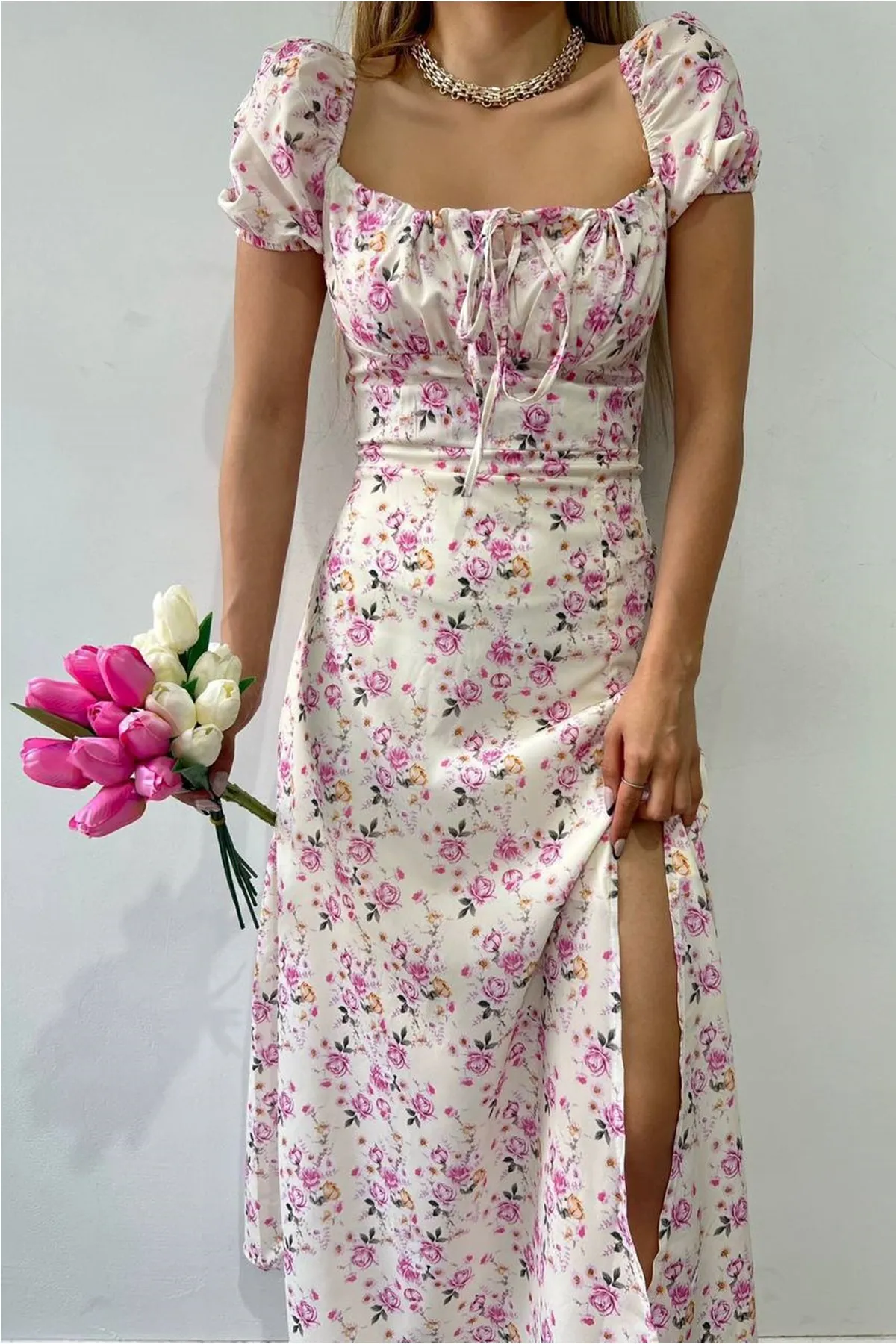 lovebox  Kleid - Beige - A-Linie