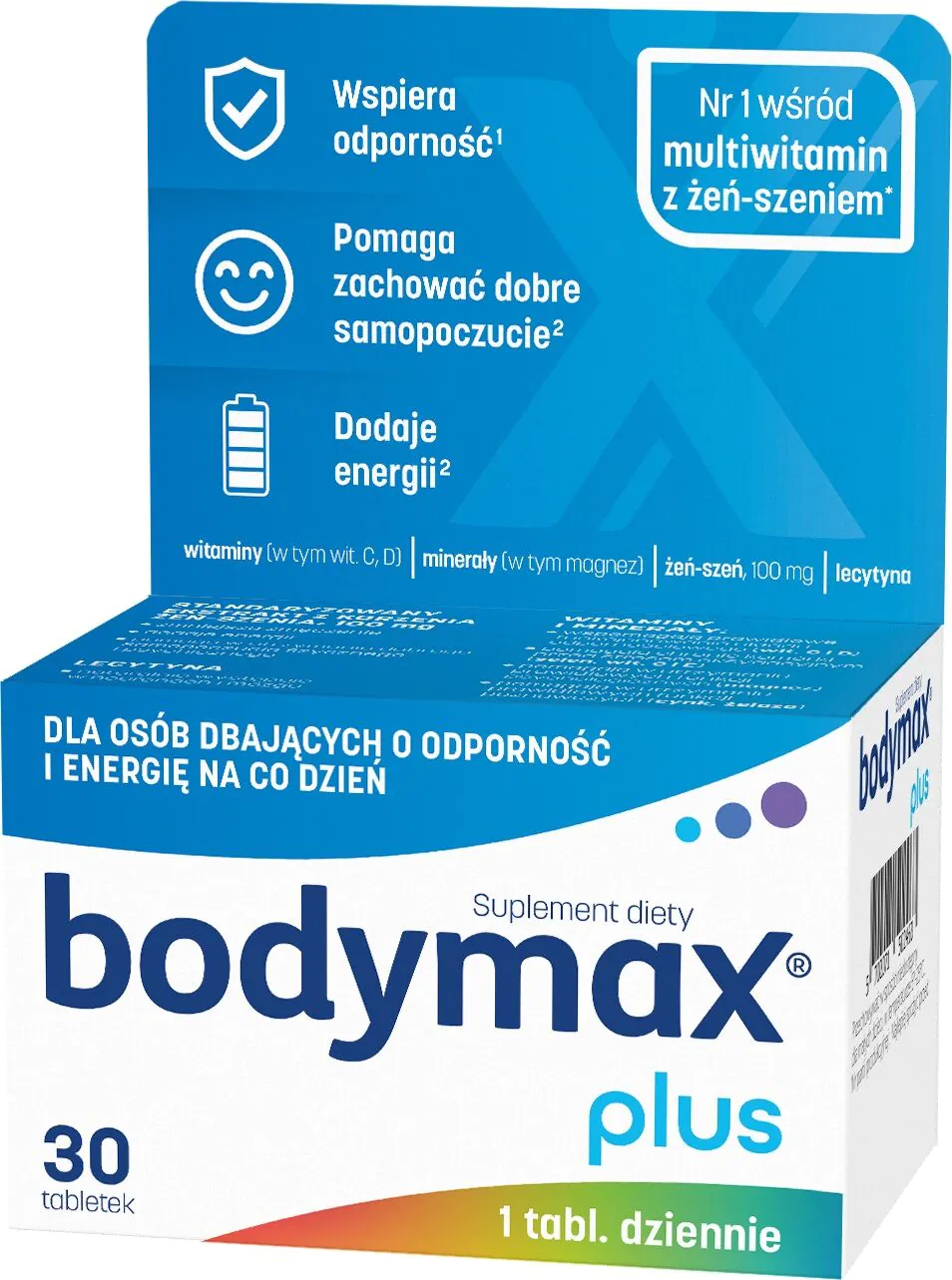 Bodymax Plus, Set vitamina i minerala, Tablete