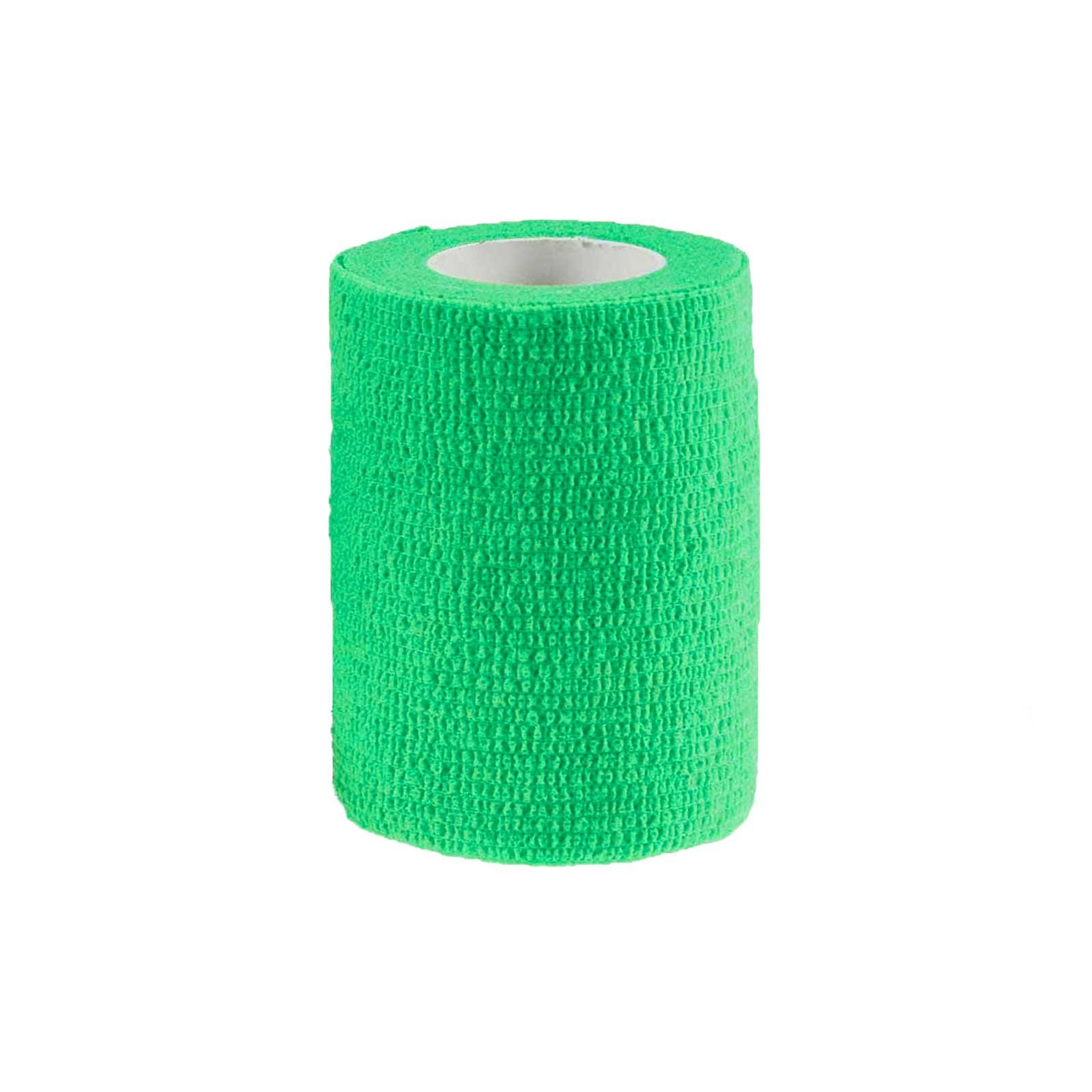 meDDio Pferdebandage 1 Haftbandage Selbsthaftende Bandage / Fixierbinde 7,5cm light green