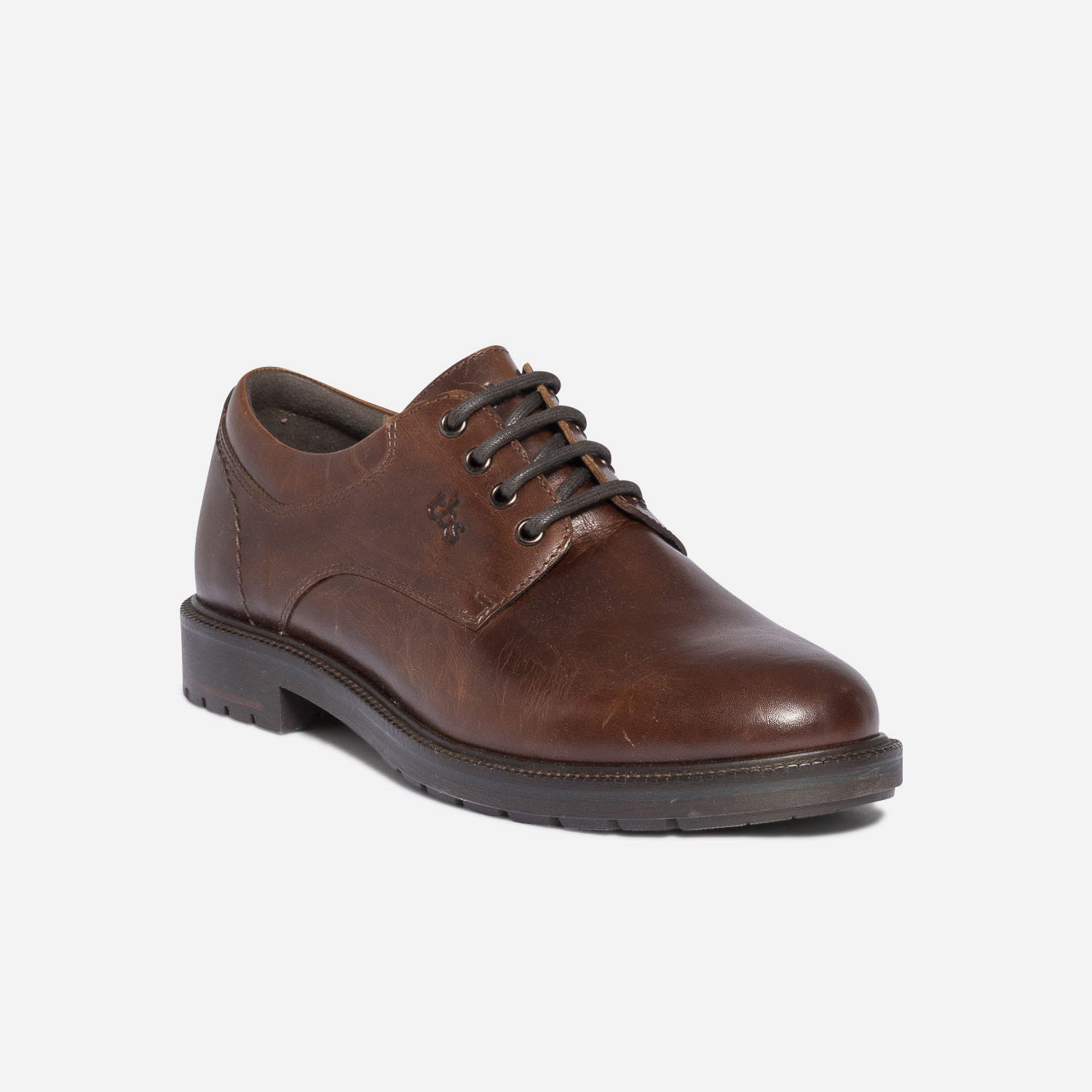 Derby TBS marron en cuir