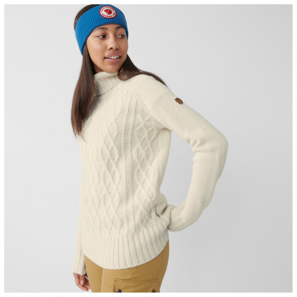 Fjällräven - Women's Övik Cable Knit Roller Neck - Wollpullover