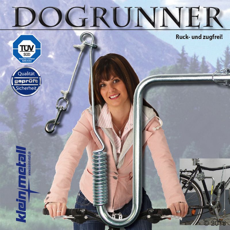 Kleinmetall Fahrrad-Leinenhalter DogRunner
