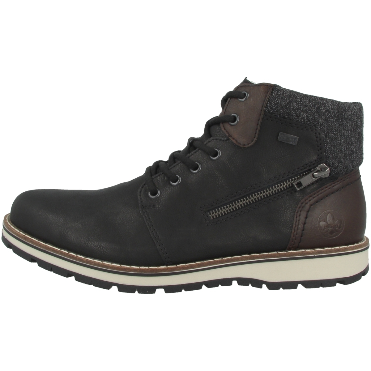 Rieker Tamburo-Hunter-Forato Schnürboots schwarz