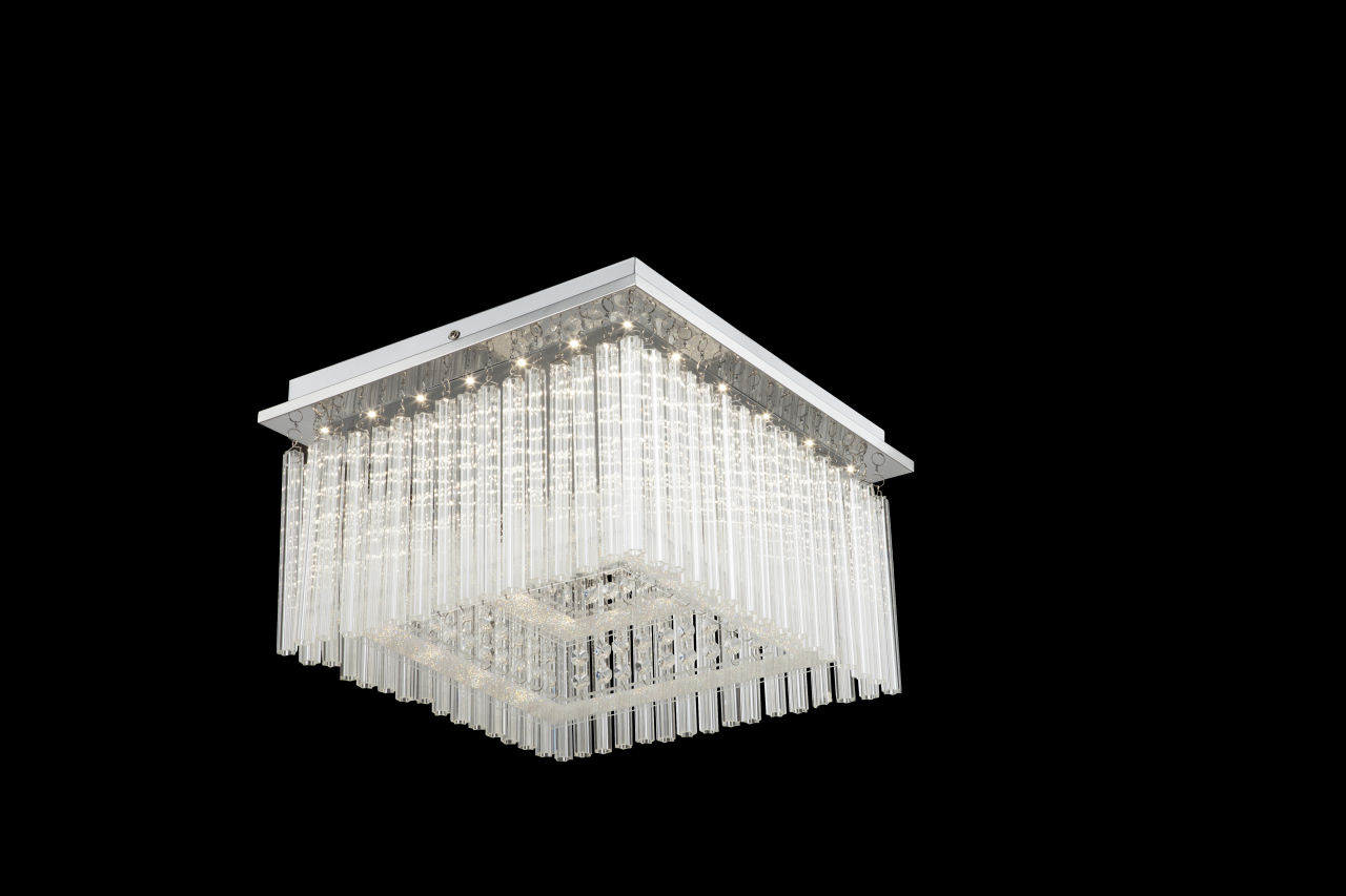Globo Lighting - VINCE - Deckenleuchte Metall verchromt, LED