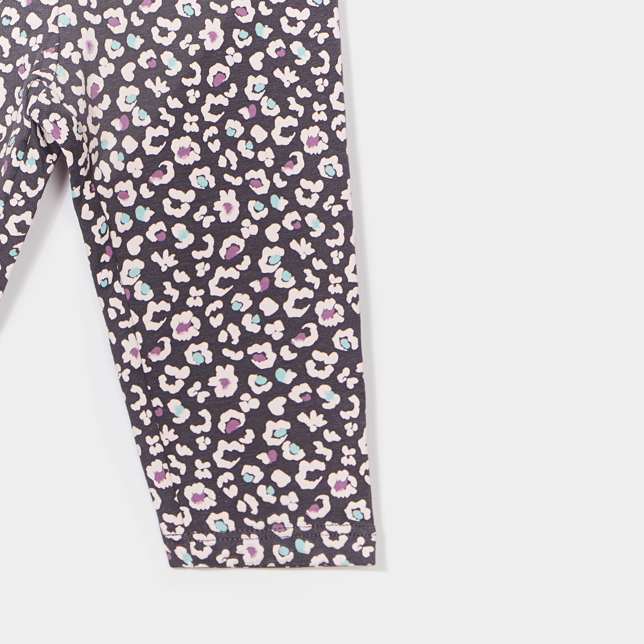 Legging molletonné gris foncé bébé fille | La Halle