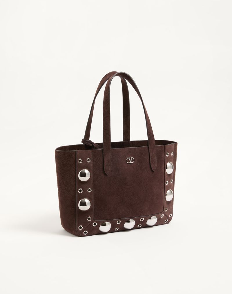 Valentino Garavani Nellcôte middelgrote suède boodschappentas