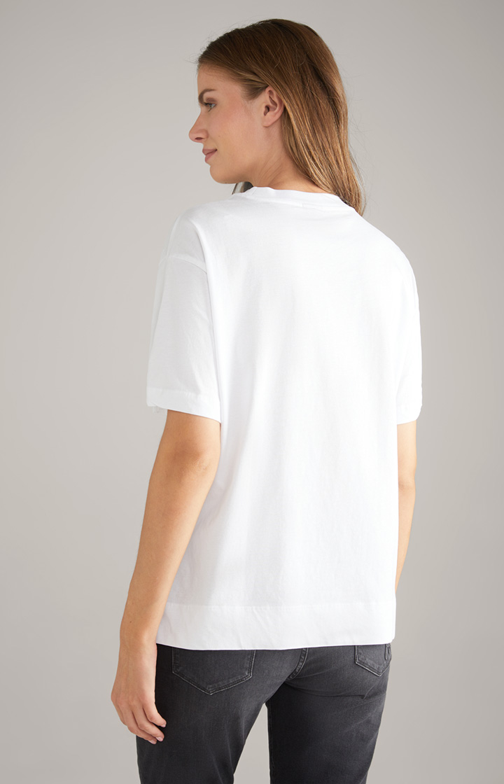Baumwoll-T-Shirt in Weiß