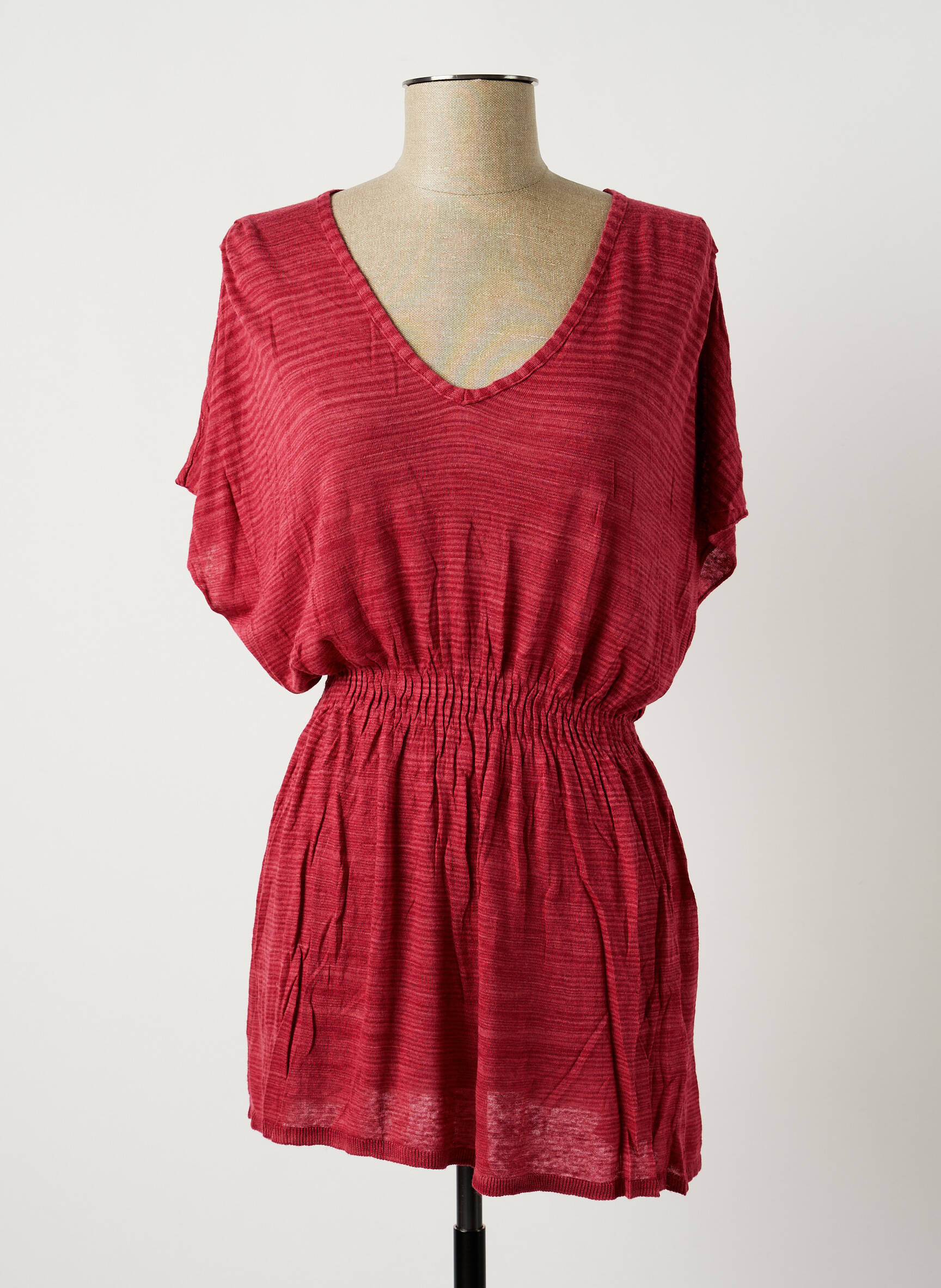 Sisley Tuniquemanchecourte Femme couleur rouge