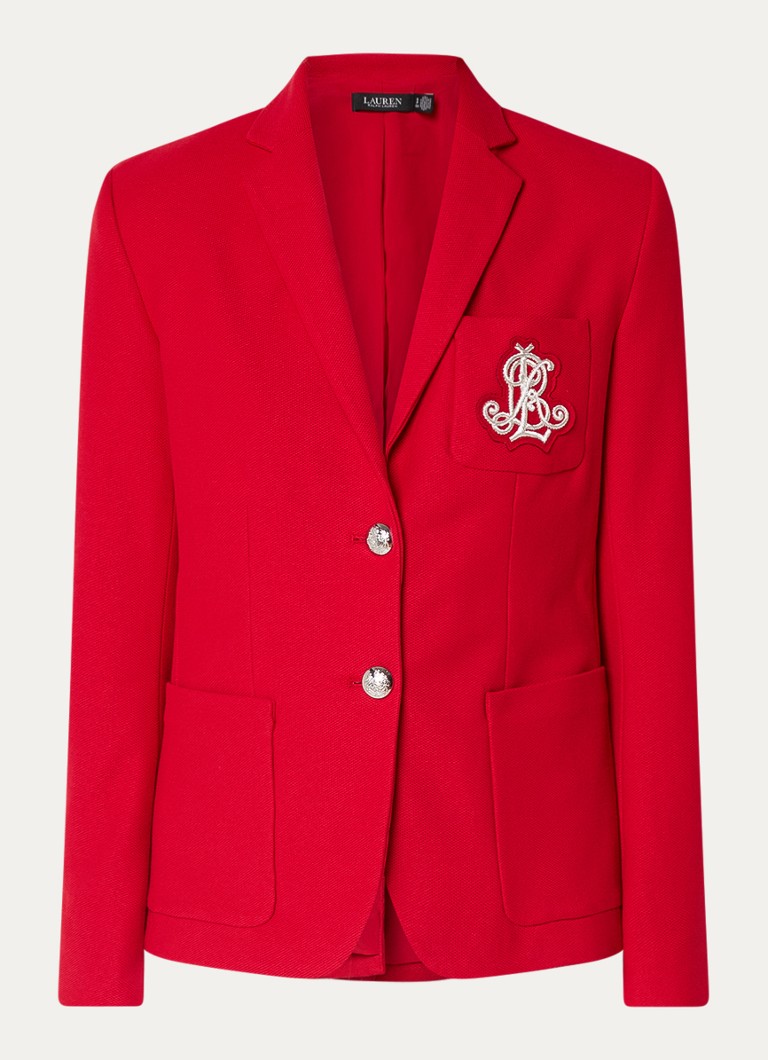 Ralph Lauren sako od pike pamuka s metalnim vezom logotipa