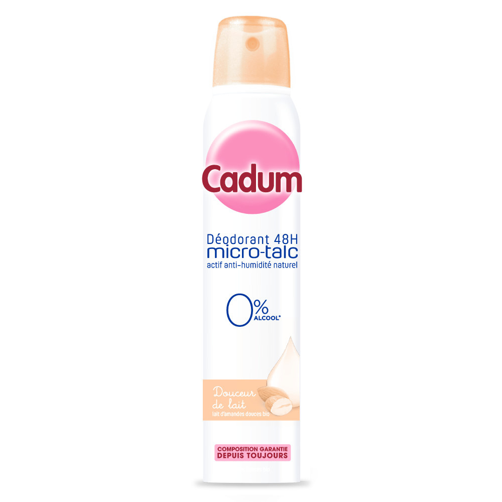 cadum Cadum Déodorant 48h micro-talc Déodorant au Lait d'Amandes Douces Bio