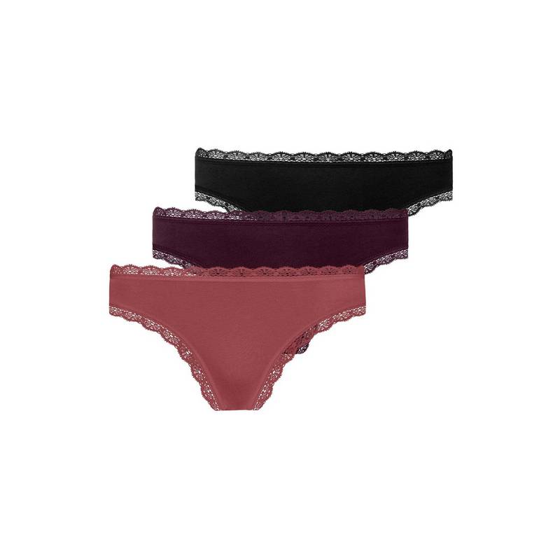 Snocks Tangas mit Spitze aus Bio-Baumwolle Unterhose Damen