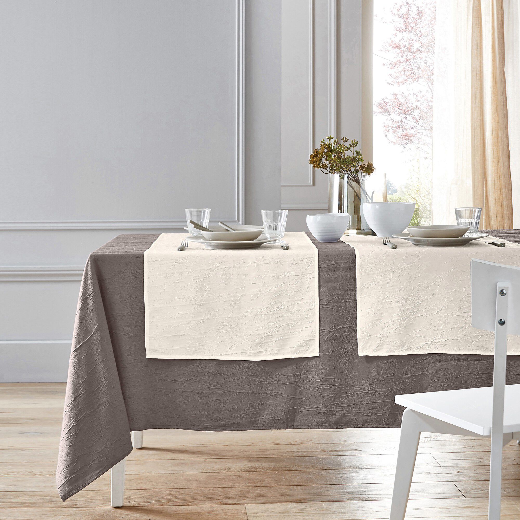 Nappe froissé permanent