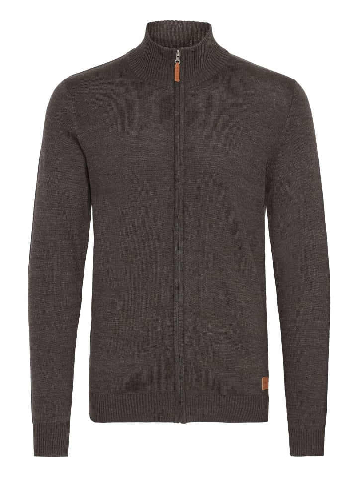 BLEND Strickjacke BHNorman 20704789ME Cardigan mit Reißverschluss in dunkelgrau günstig kaufen XXL