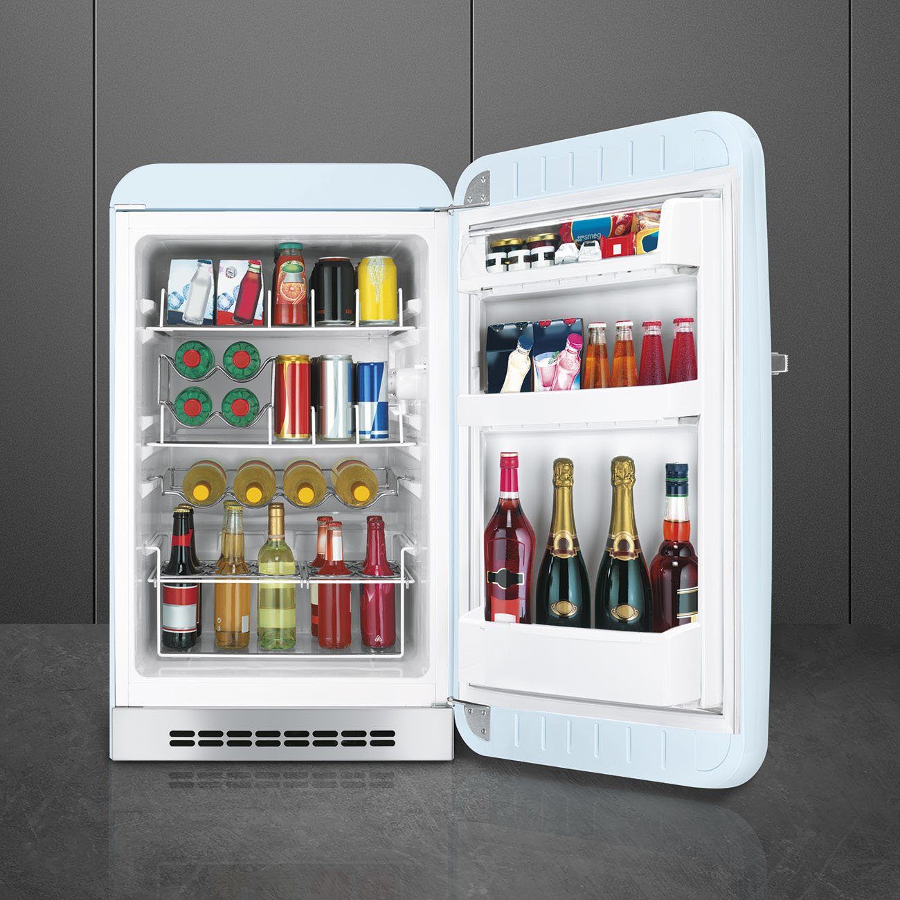 Smeg Kühlschrank FAB10HRPB5, 97 cm hoch, 54,5 cm breit