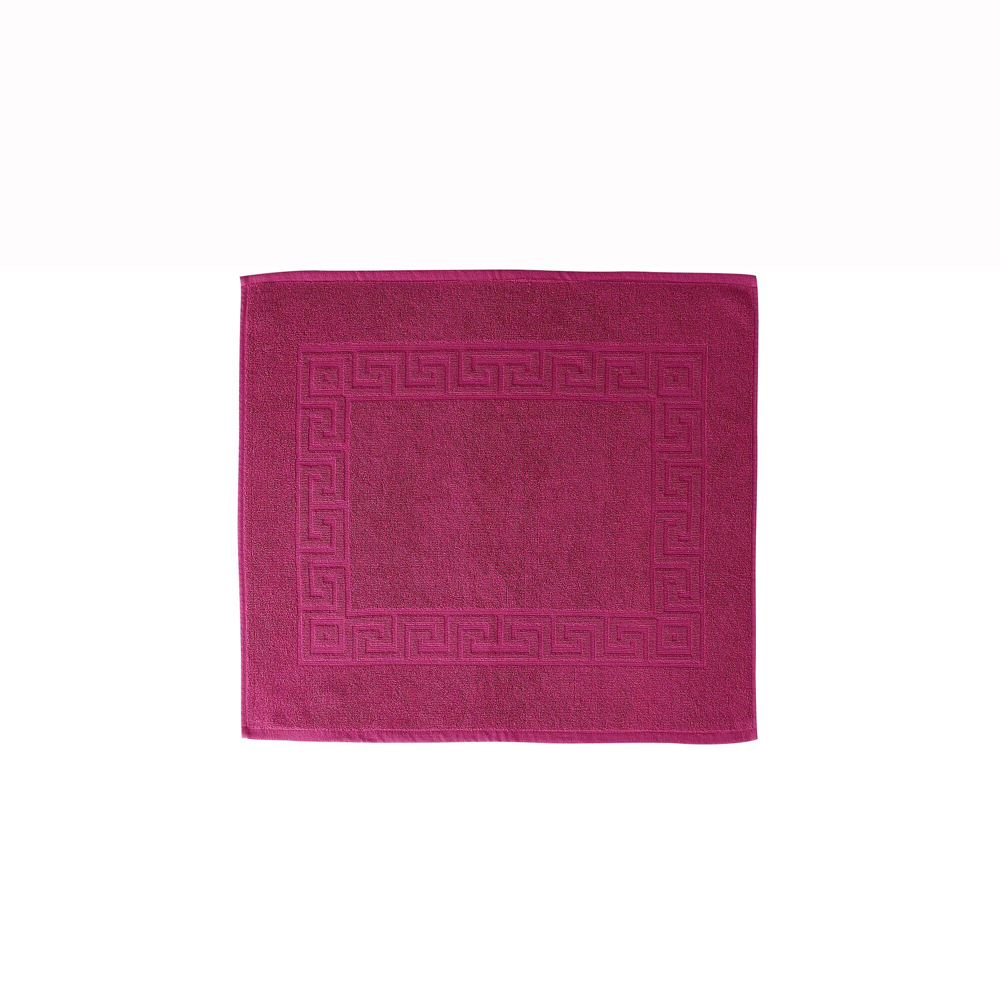Tapis de bain éponge liteau motif frise grecque
