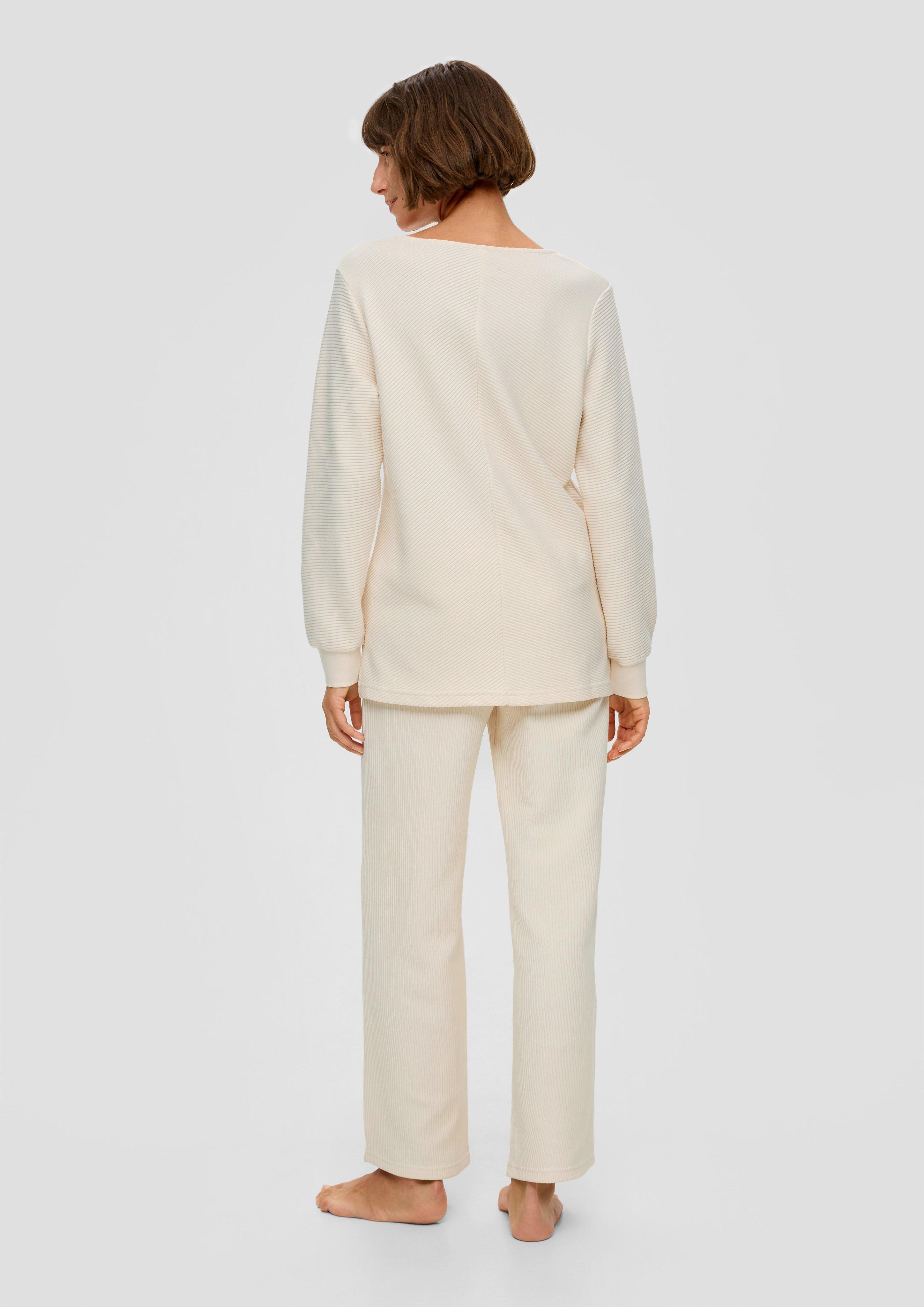 Pyjama-Sweatshirt aus reiner Baumwolle  6009281-727