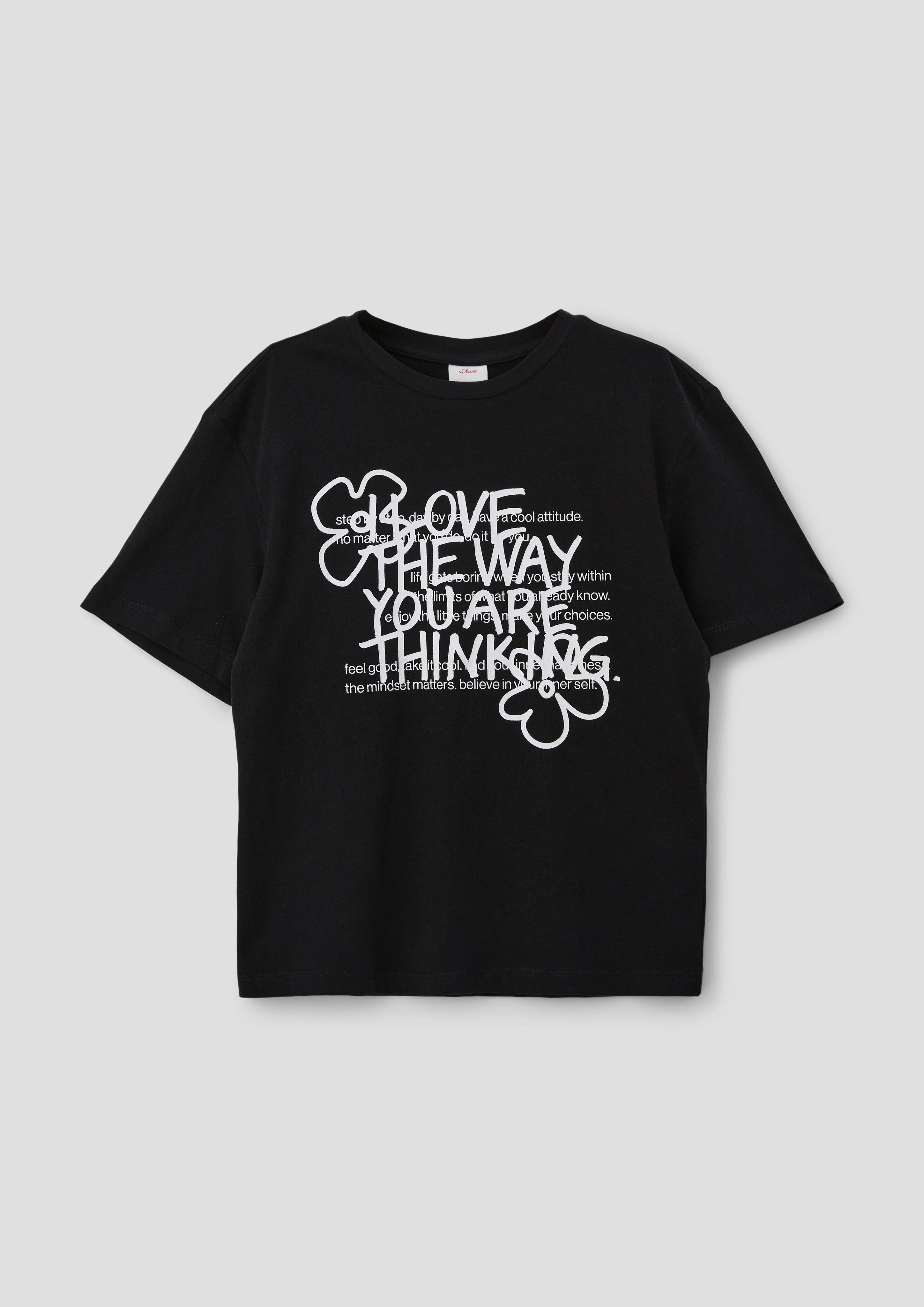 T-Shirt mit Frontprint  2140205-9999