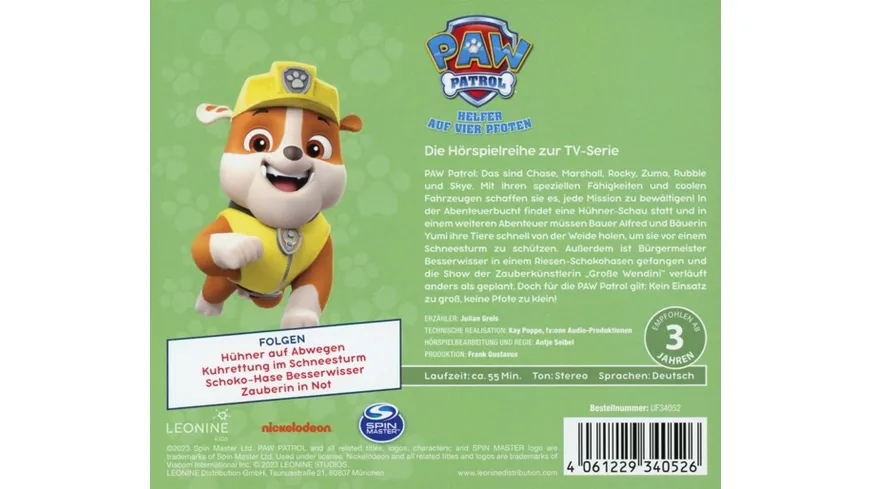 PAW Patrol CD 52