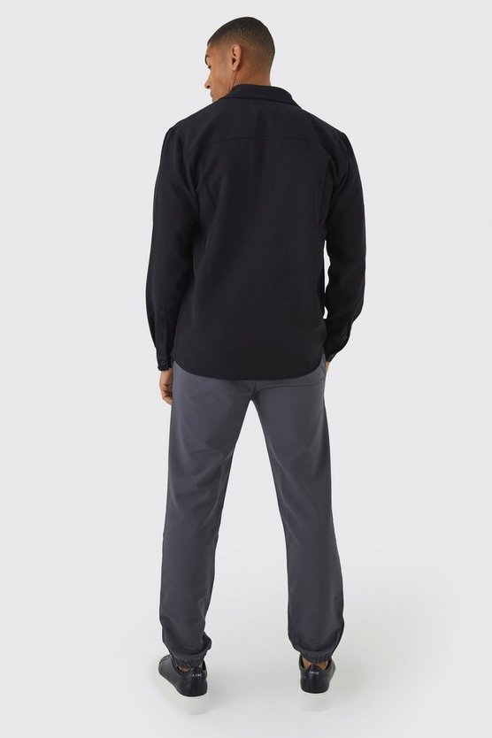 Slim-Fit Stretch-Hose mit elastischem Bund