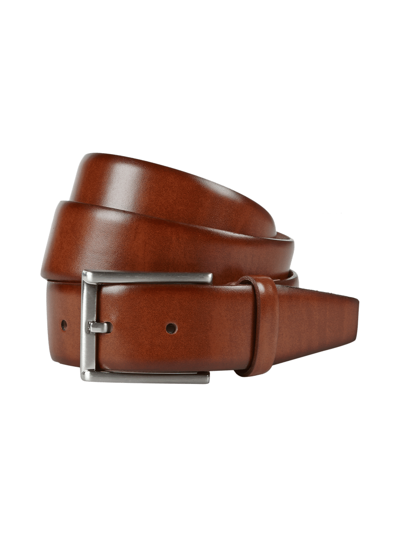 Gürtel aus Leder in cognac