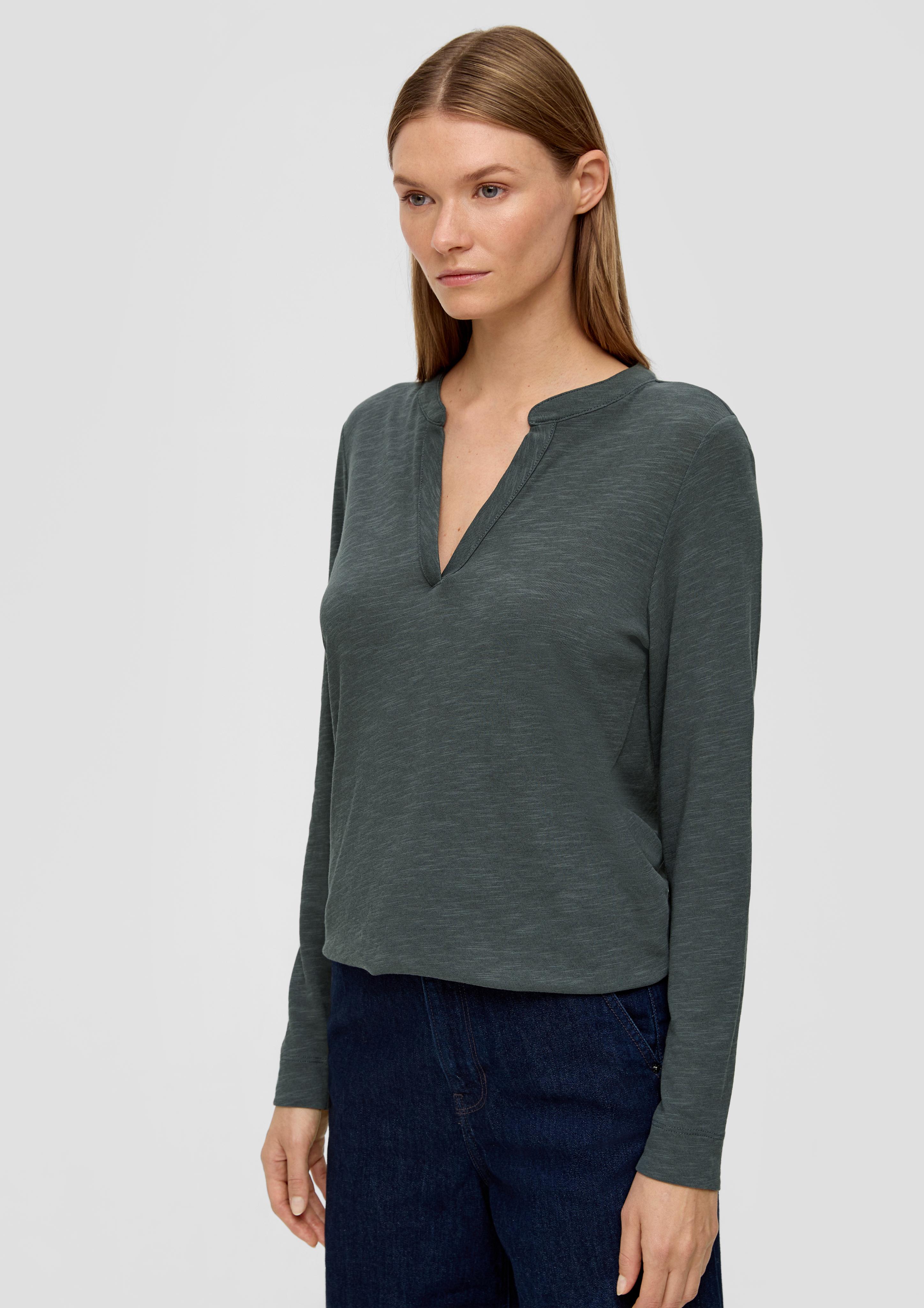 Longsleeve mit Flammgarnstruktur  2138228-7909