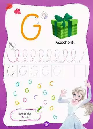 Disney Die Eiskönigin 2 Mein Vorschulblock: Lesen und Schreiben