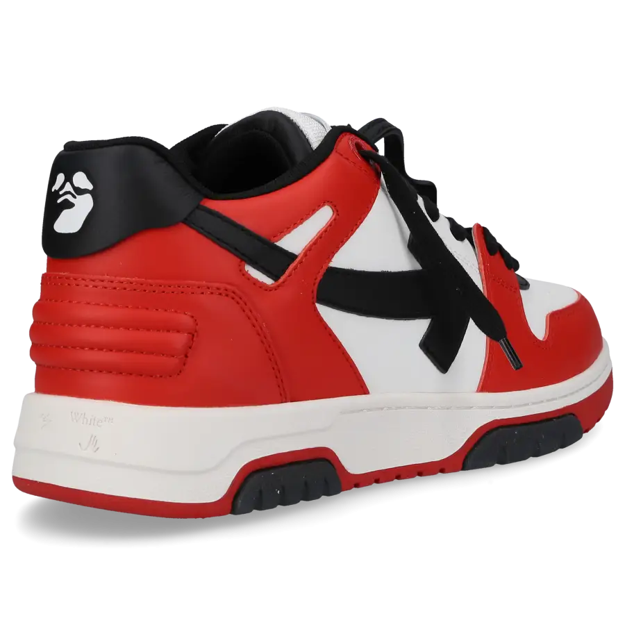 Off-White - Sneaker low OUT OF OFFICE Kalbsleder - rot