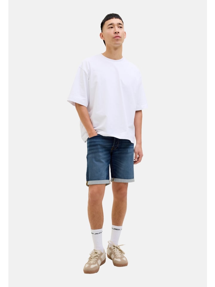 Jack & Jones Shorts 'Rick' in blau günstig kaufen