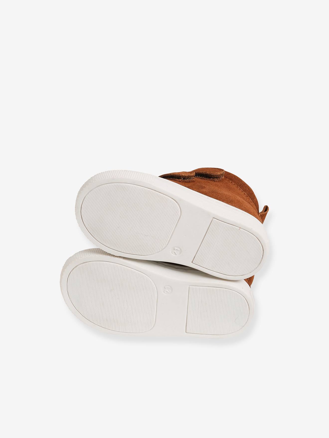 Vertbaudet Gefütterte Baby Sneakers - hellbraun