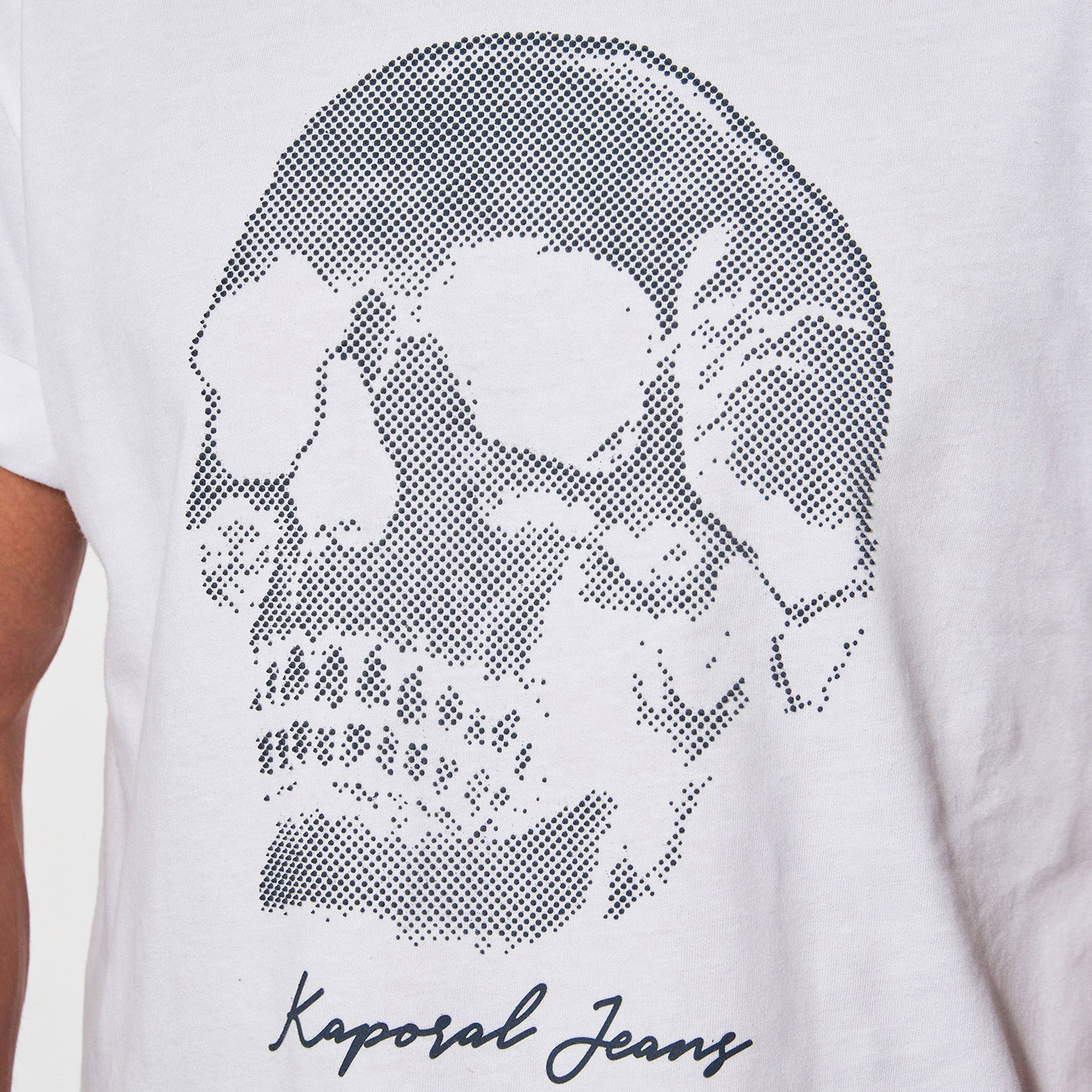 RODIK  T-shirt blanc Homme en 100% coton bio