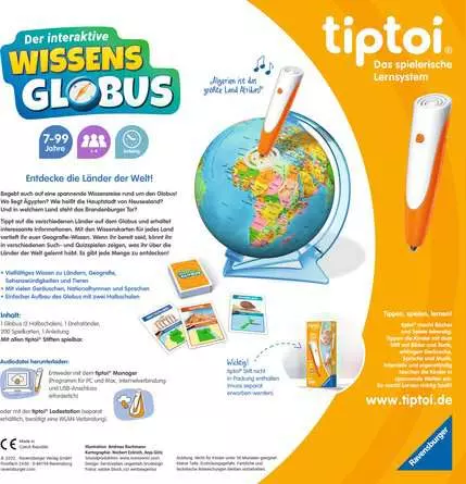 tiptoi® Der interaktive Wissens-Globus