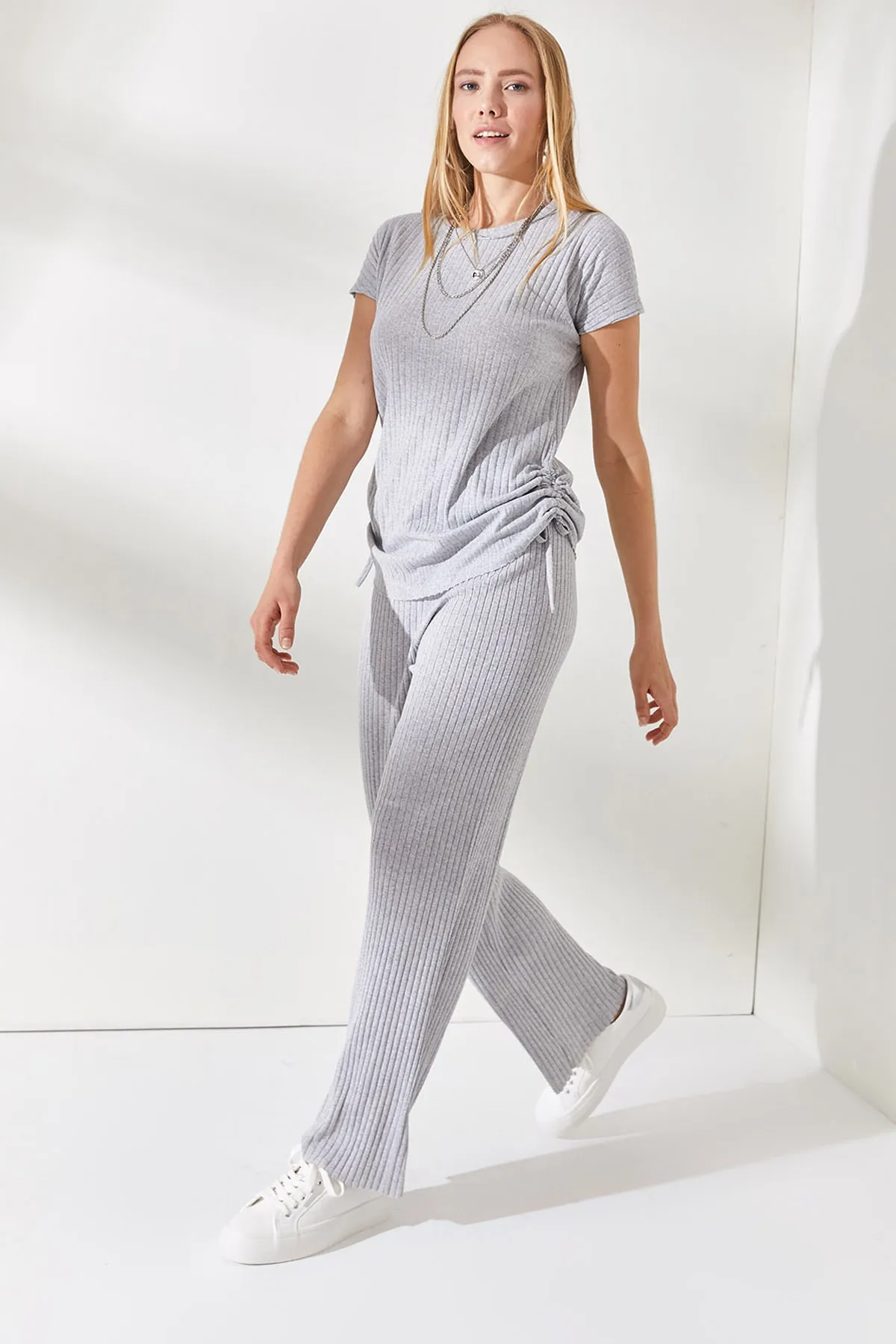 Olalook  Zweiteiler - Grau - Oversized
