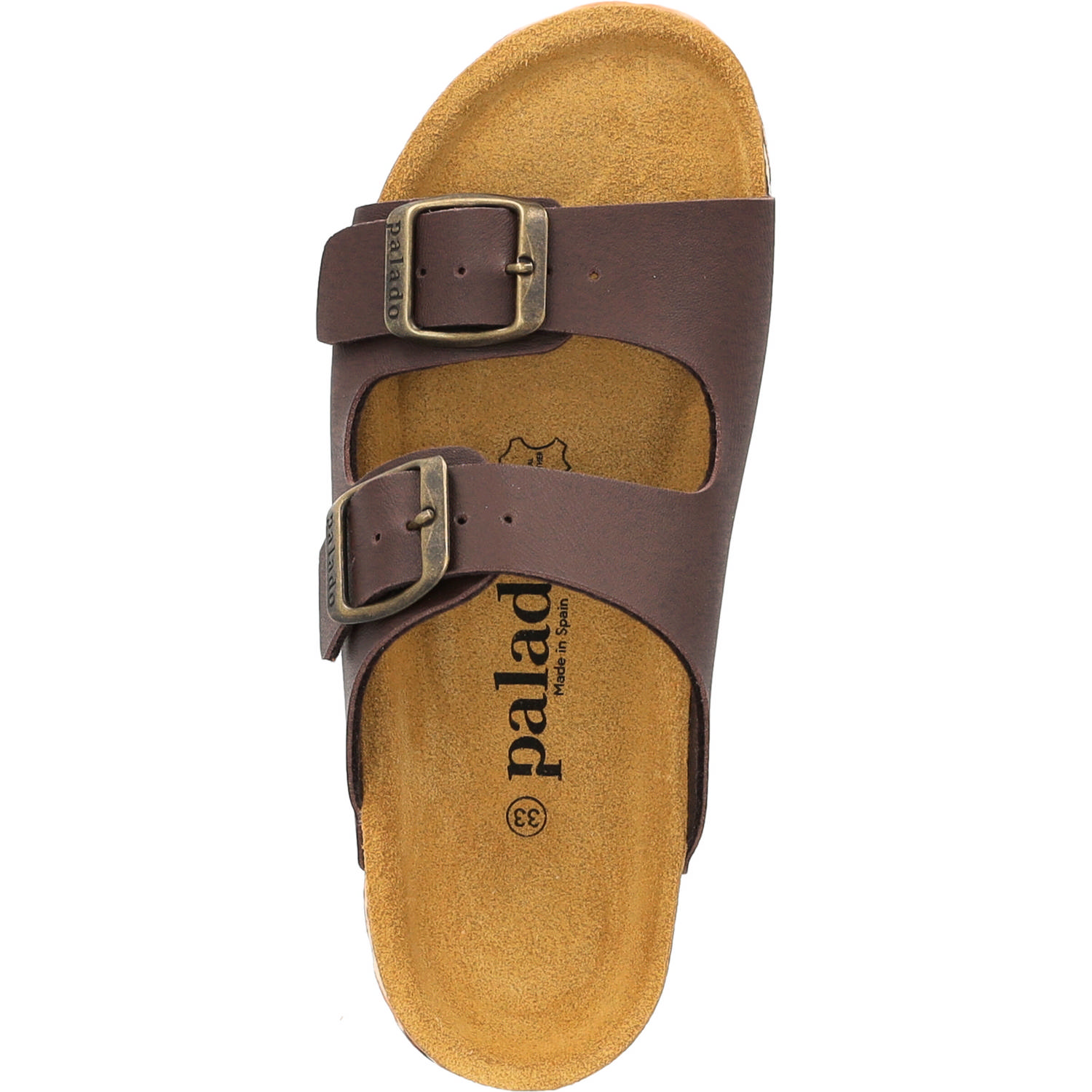 Palado Kids Korfu B Basic, Pantoletten, Kinder, Dunkelbraun/Camou