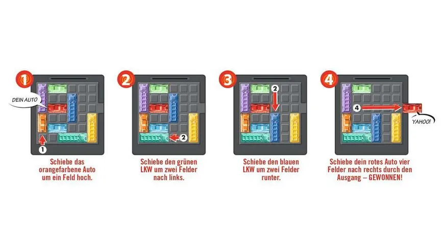 Thinkfun - Rush Hour - Das geniale Stauspiel und bekannte Logikspiel von Thinkfun für Jungen und Mädchen ab 8 Jahren