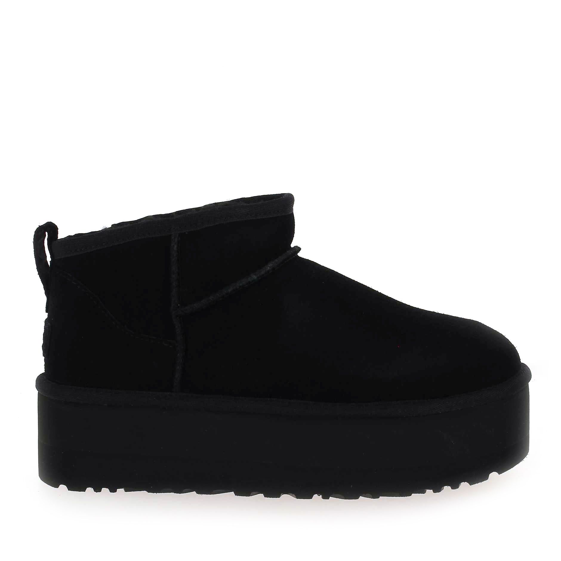 UGG  W CLASSIC ULTRA MINI PLATFORM - Noir