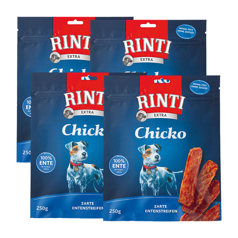RINTI Snacks RINTI Chicko Sparpaket Ente 4x250 g