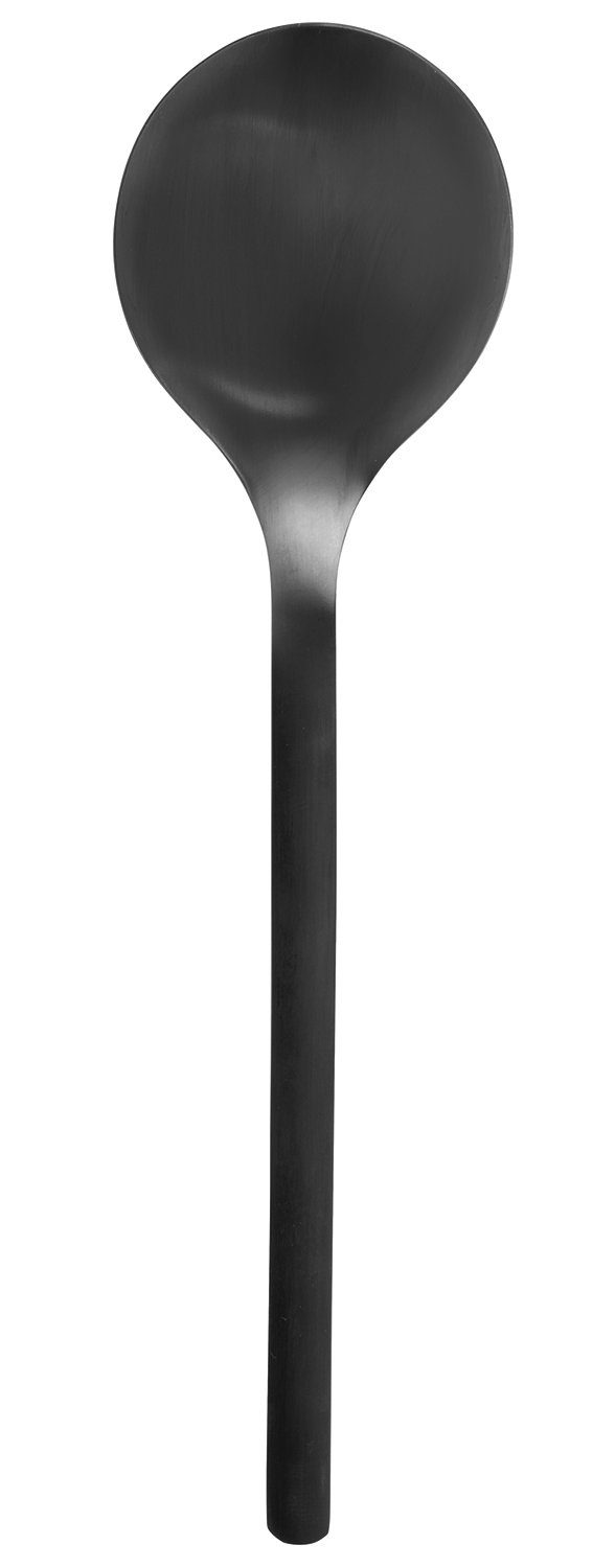 WENKO Seifenhalter Salatbesteck 2-teilig, Schwarz, B 7,5 cm, L 29 cm, Breite: 8,00 cm