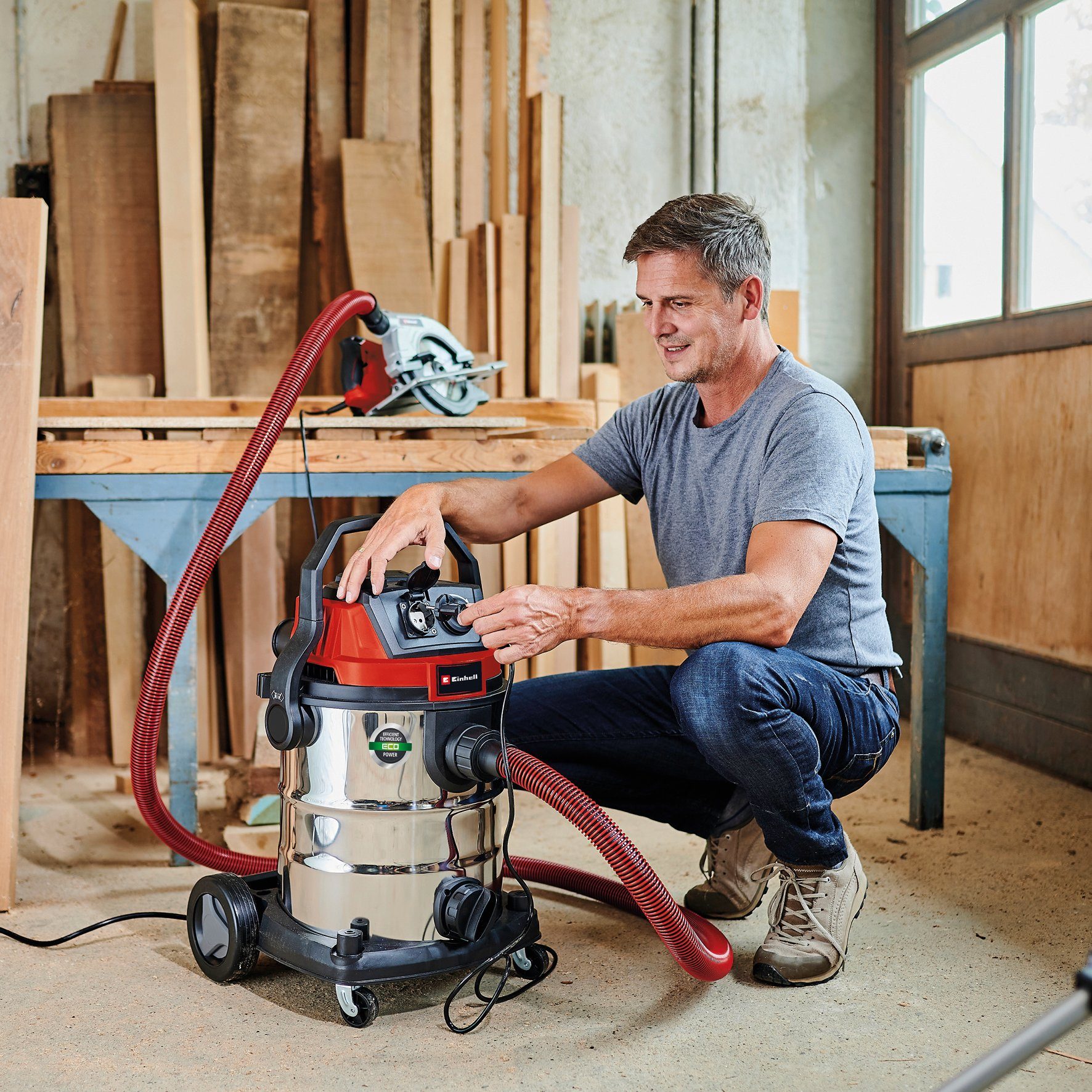 Einhell Nass-Trocken-Sauger TE-VC 2025 SACL, 1200 W, ECO-Staubsauger