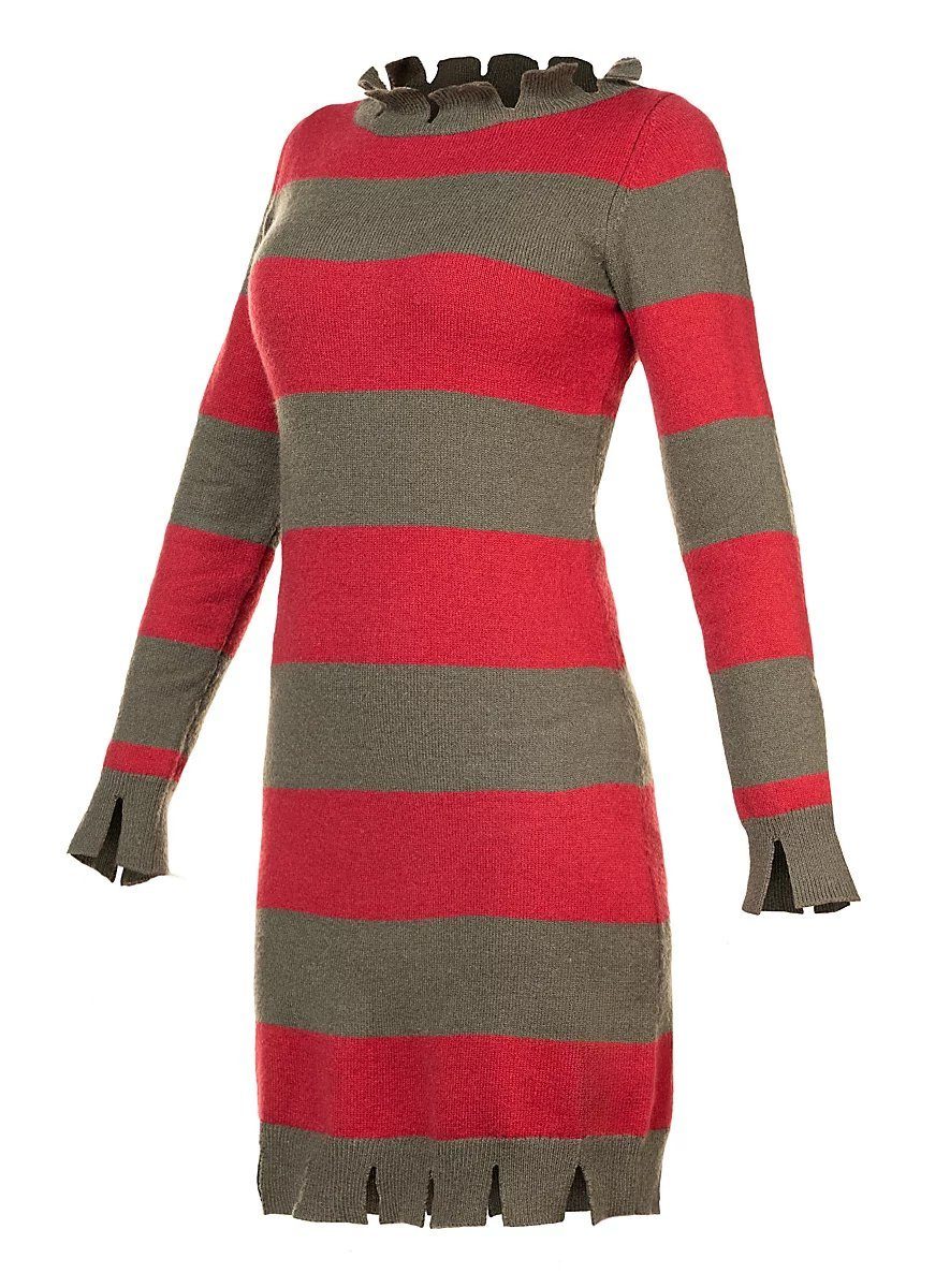Metamorph Kostüm Freddy Krueger Kostüm für Frauen mit Hut und origi, Sei die Killerin der Träume!
